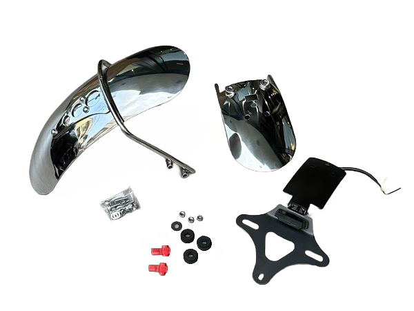 K-SPEED-DX049J Front and rear stainless Fender For HONDA Dax125 Diabolus