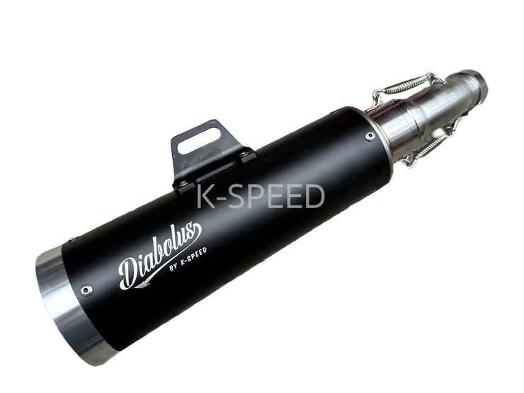 K-SPEED-RB0183 Slip-on Exhaust for HONDA Rebel 250, 300 & 500 Diabolus