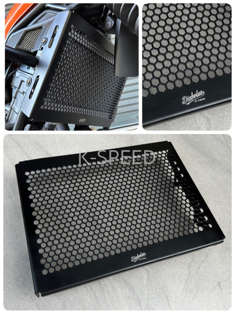 K-SPEED CL19 Radiator Guard Hexagon For CL250, 300 & 500 Diabolus