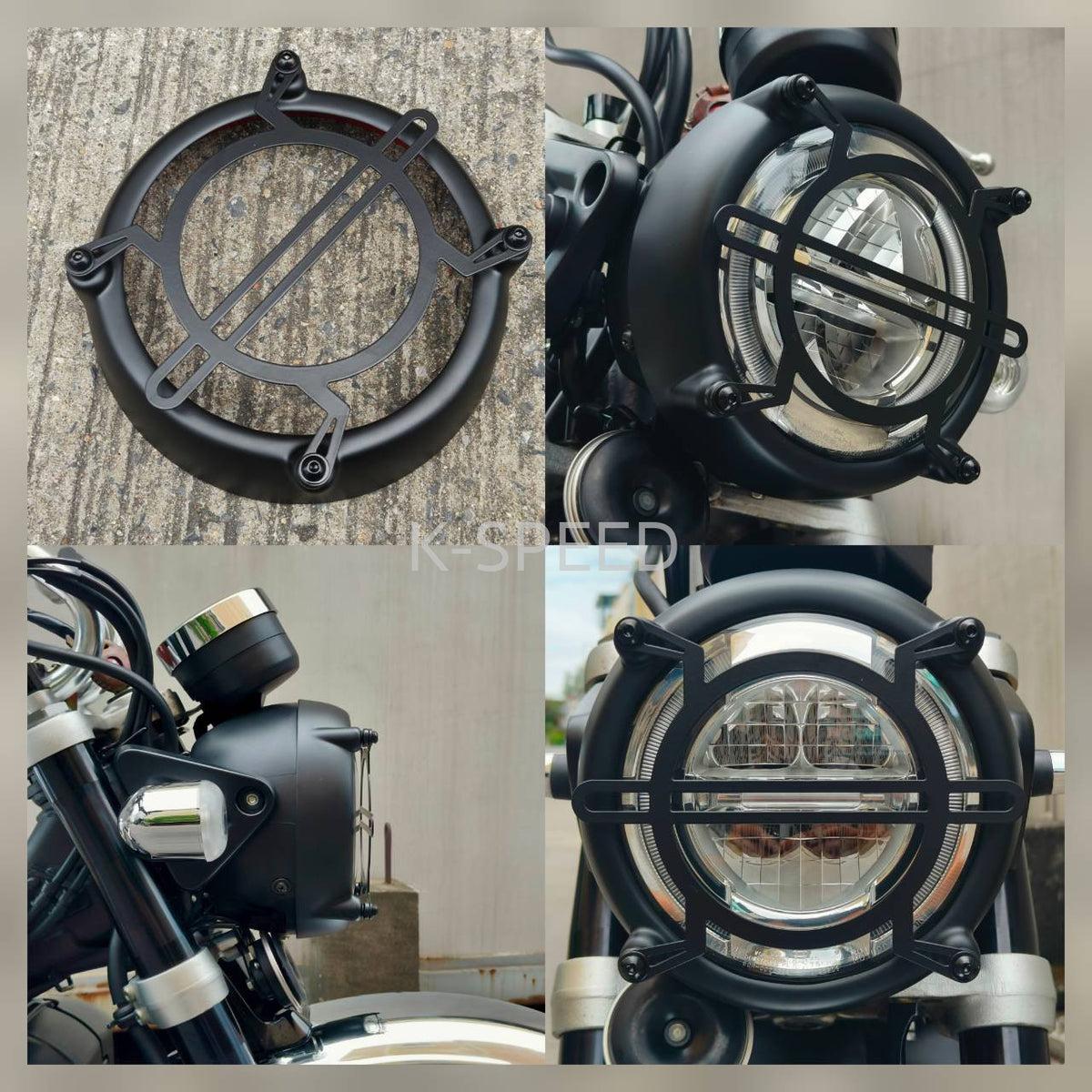 K-SPEED HM033 Headlight Cover For HONDA Monkey125 Diabolus – K