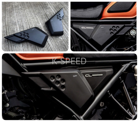 K-SPEED CL26 Fairing Side Pocket Cover For HONDA CL250, 300 & 500 Diabolus