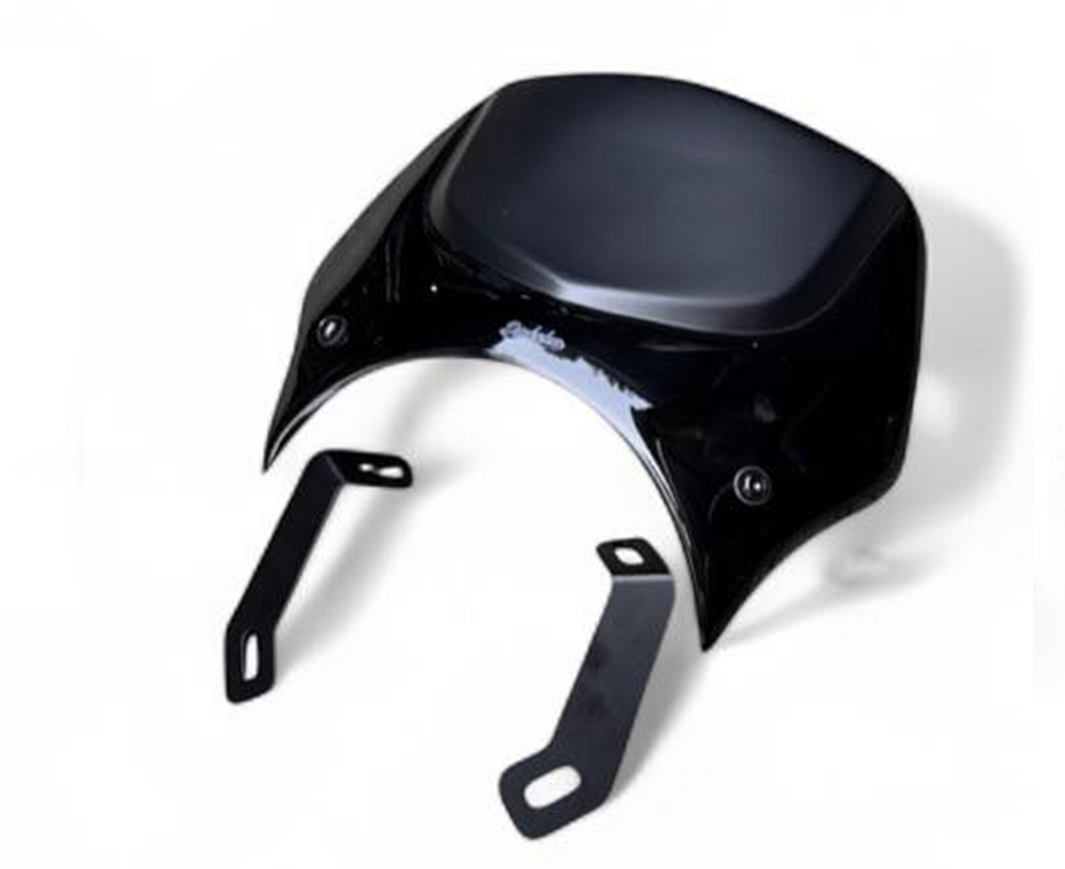 Bindas様 K-SPEED DX087J-BLACK Two-Tone Windshield for Honda Dax 125