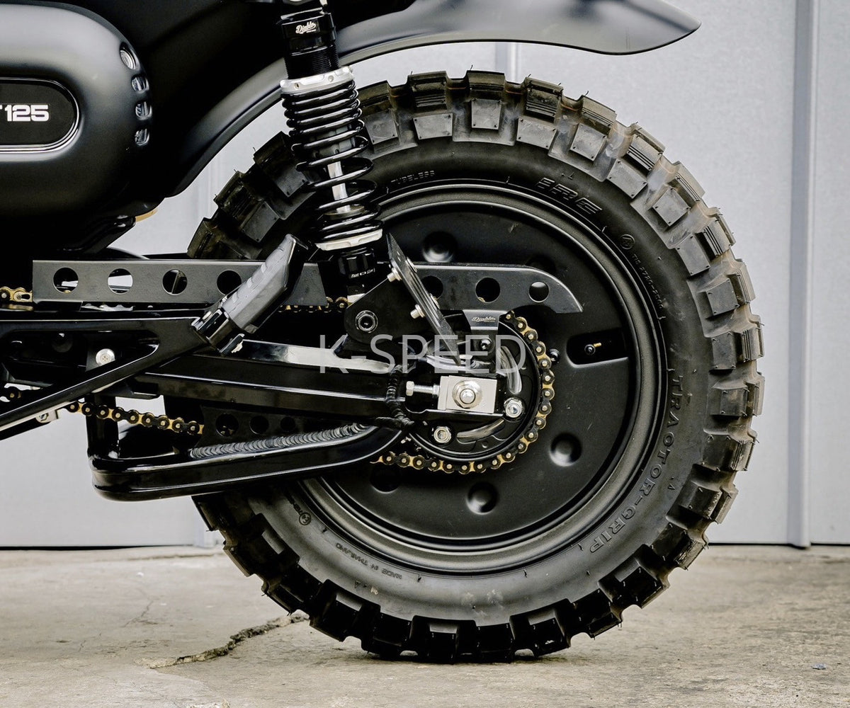 K-SPEED DX053 Swingarm Black Aluminum For HONDA Dax125 Diabolus