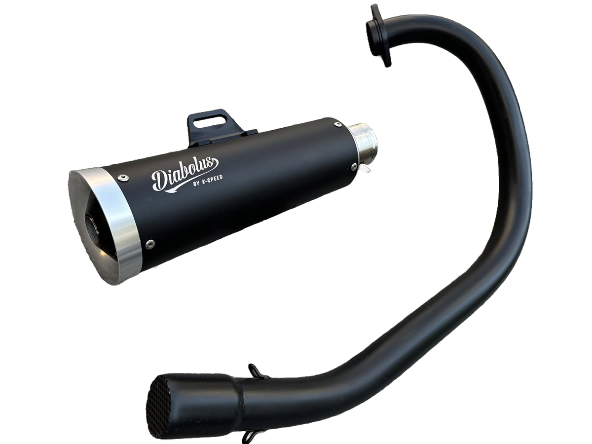 K-SPEED SX01 全系統排氣黑色適用於Triuph Speed400 和Scrambler 400 x K-SPEED SX01 全系統排氣黑色適用於Triuph Speed400 和Scrambler 400 x