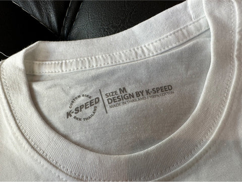 K-SPEED T-shirt White Diabolus