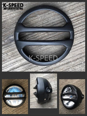 K-SPEED -1P040 Headlight cover For 7 -inch Diabolus