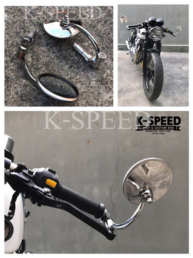 K Speed Gt01 Side Mirror Royal Enfield Gt 650 And Interceptor 650 K Speed Japan