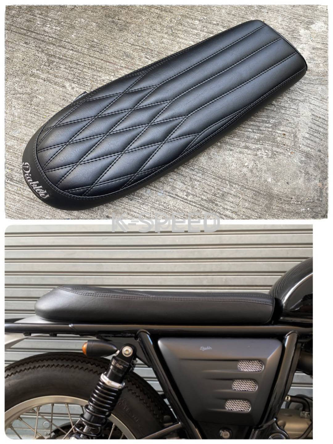 K-SPEED-GT58 シート ROYAL ENFIELD GT650 & Interceptor650 Diabolus 