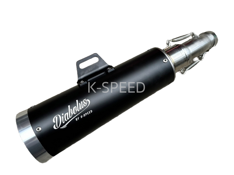 K-SPEED-RB0183J Slip-on Exhaust for HONDA Rebel 250, 300 & 500 Diabolus