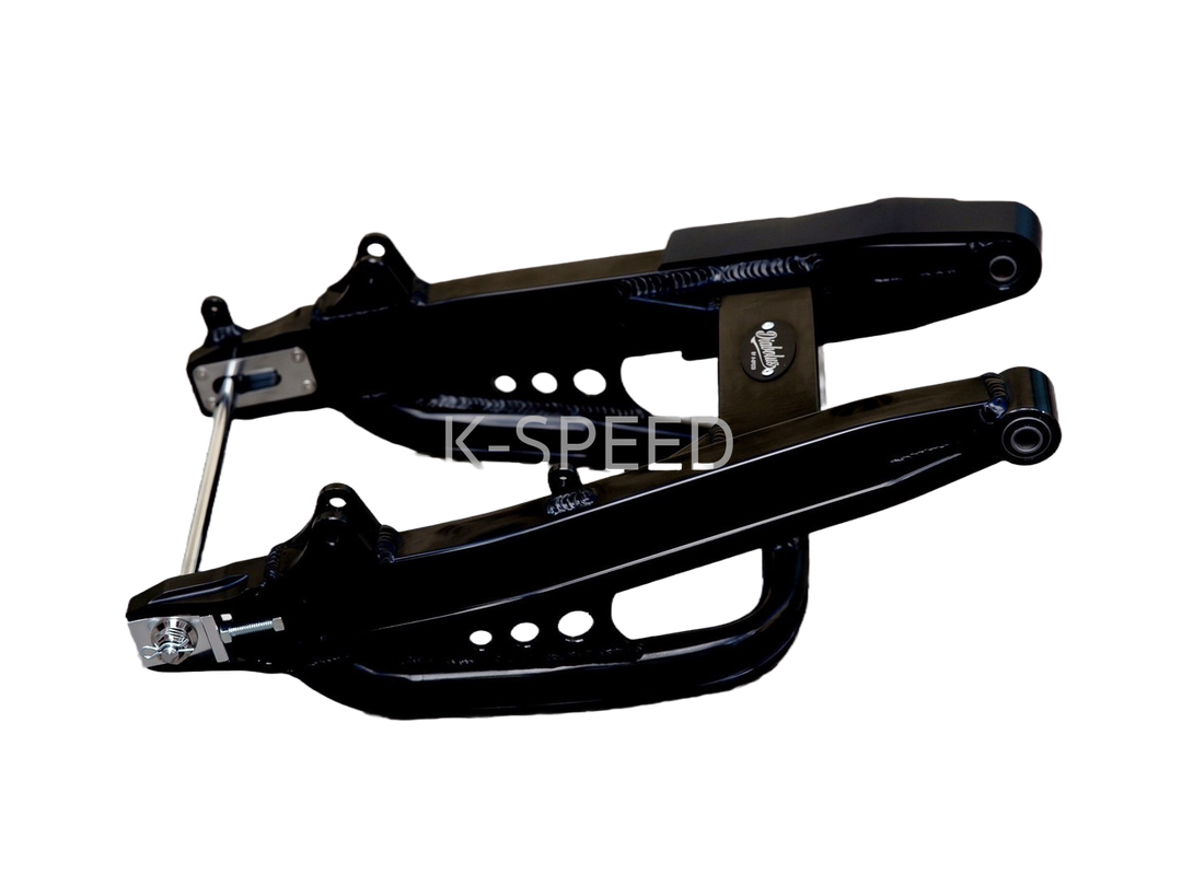 DACHAN MOTOR PARTS アドレス125ブラックデビルウィング K-SPEED DX053 Swingarm Black Aluminum For HONDA Dax125 Diabolus