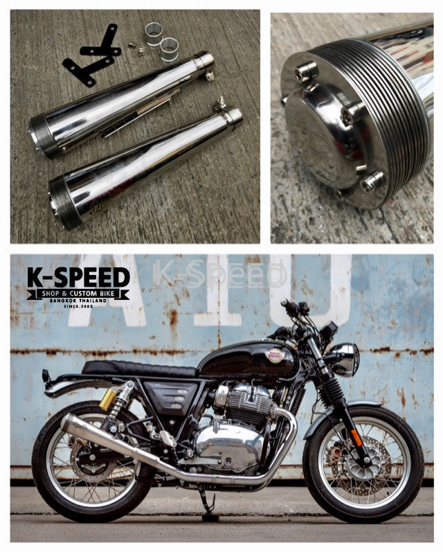 K-SPEED GT28 マフラー ROYAL ENFIELD GT650 & Interceptor650 Diabolus