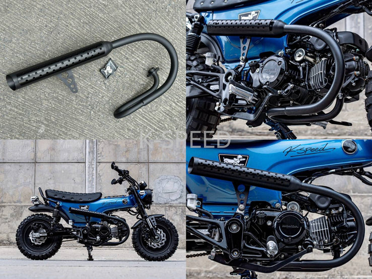 DAX125 RPMマフラー　爆音仕様 K-SPEED Diabolus Honda DAX125（ST125） マフラー DX064J – K-SPEED
