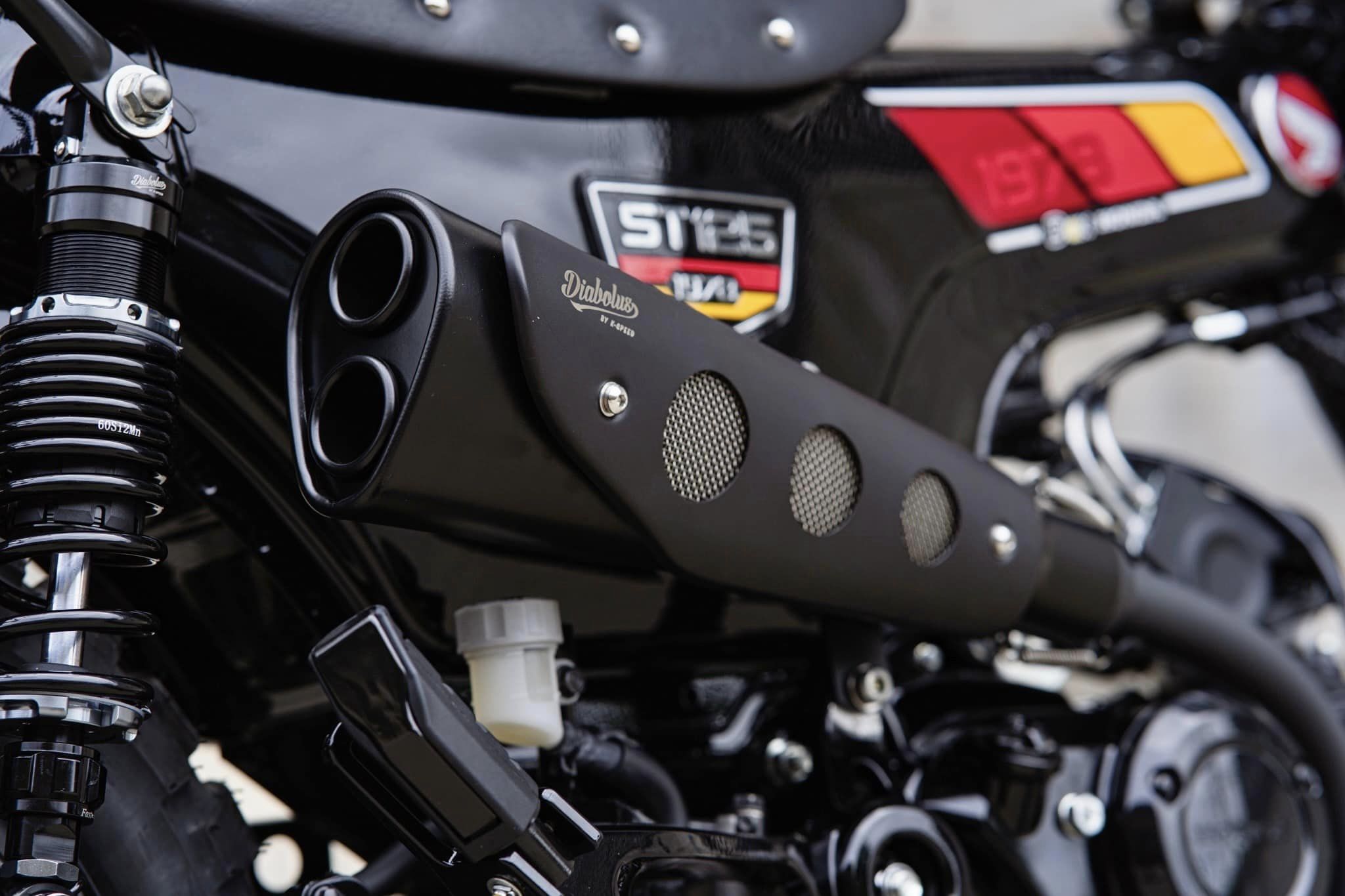 K-SPEED DX058J Short Style Exhaust for Honda DAX125 – K-SPEED