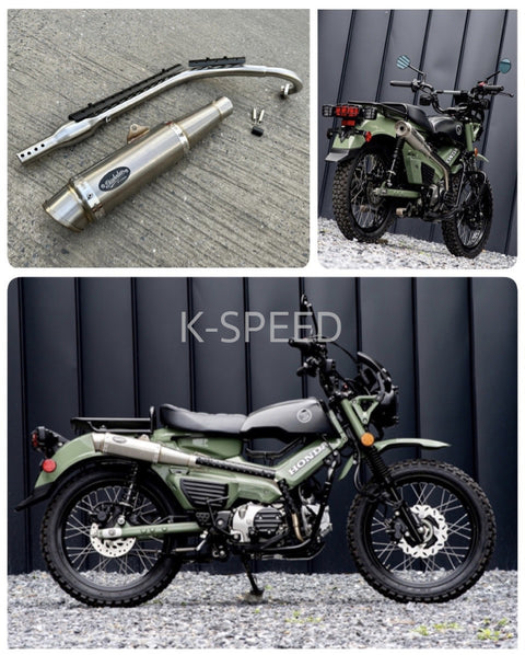 K-SPEED CT83 Exhaust for Honda CT125 (with / without Silencer)