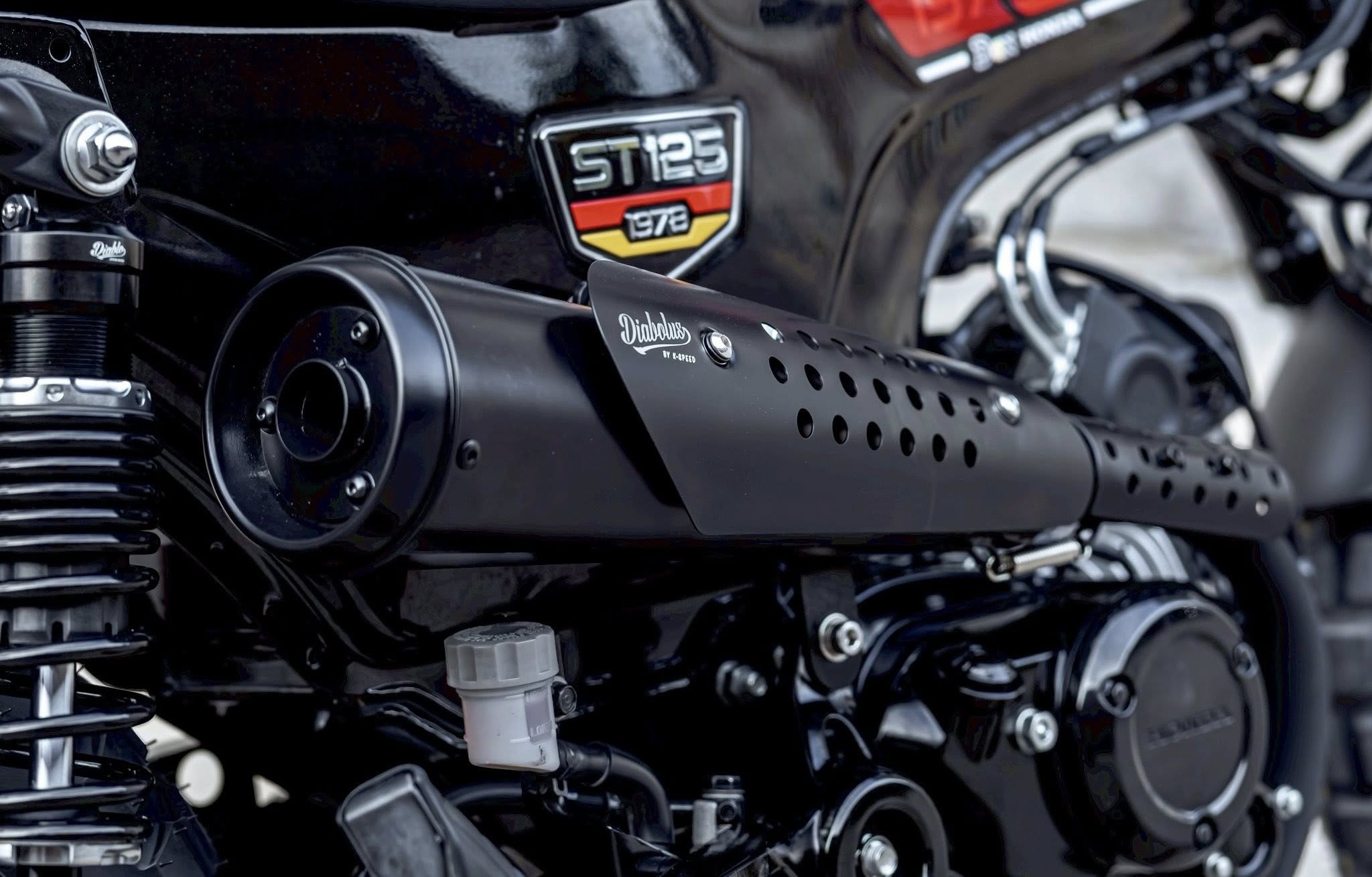 K-SPEED Diabolus Honda DAX125（ST125） マフラー（Bazooka） DX084J
