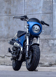 K-SPEED DX086J-BLUE Big Headlight cover wind shield for Honda Dax 125 Diabolus