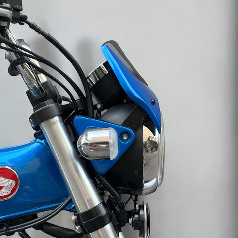 K-SPEED DX087J-BLUE Two-Tone Windshield for Honda Dax 125 Diabolus