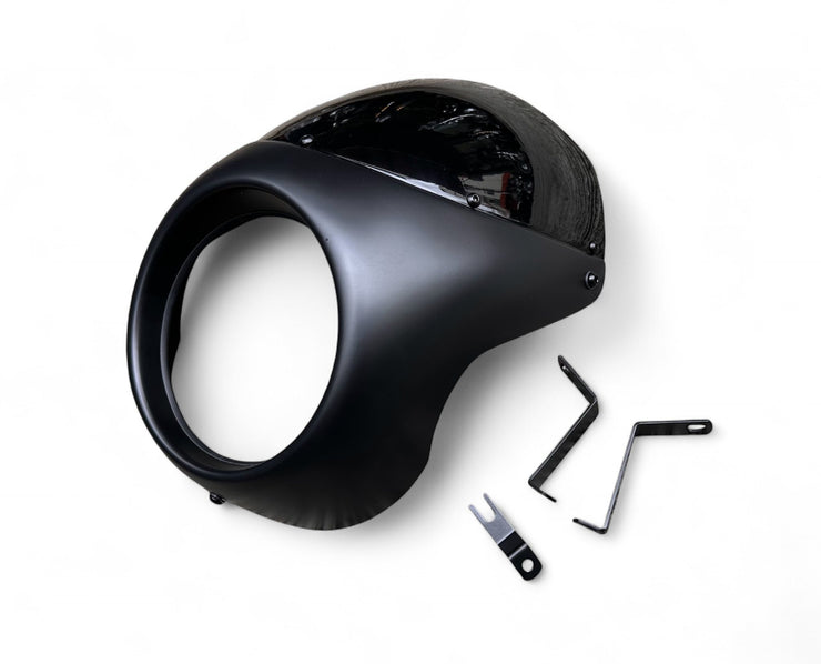 K-SPEED HM037J-BLACK Big Headlight cover wind shield for Honda Monkey 125 Diabolus