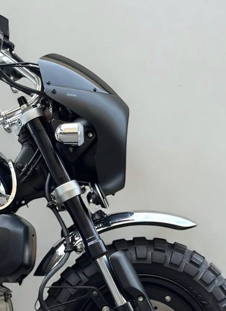 K-SPEED HM037J-BLACK Big Headlight cover wind shield for Honda Monkey 125 Diabolus