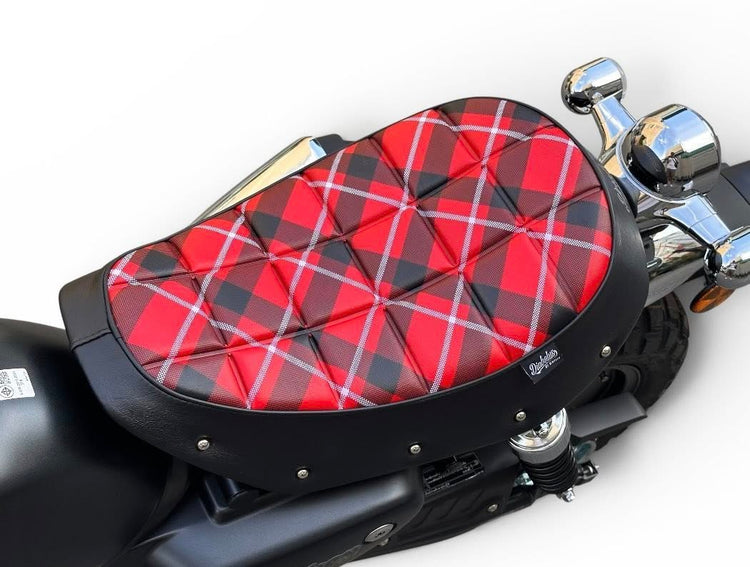 K-SPEED HM054 Red Scottish Pattern For HONDA Monkey125 Diabolus