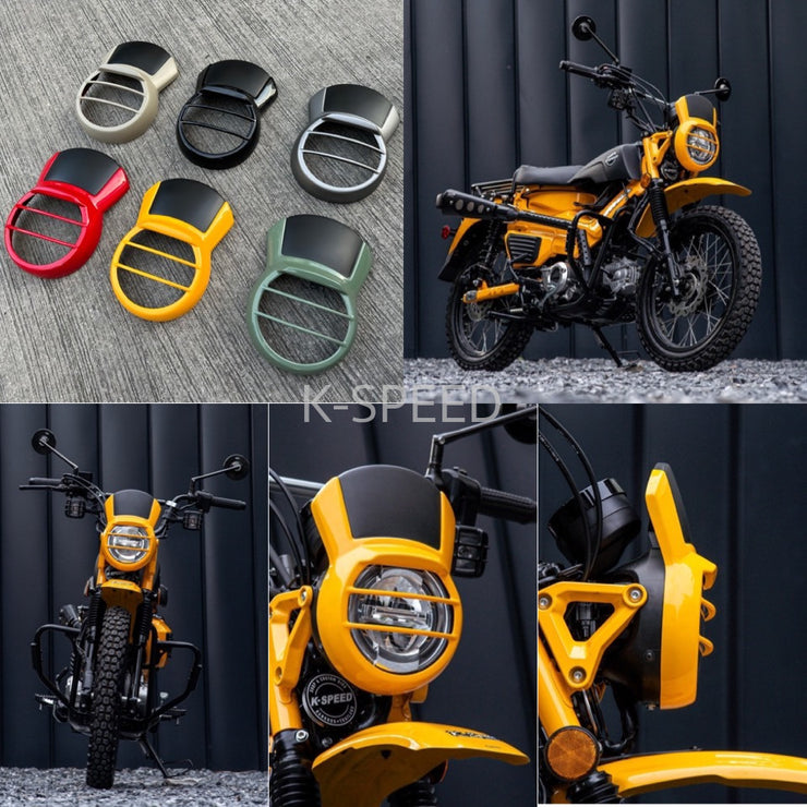 K-SPEED-CT95J-YELLOW Headlight Cover For HONDA CT125 (JA65, JA55) Diabolus