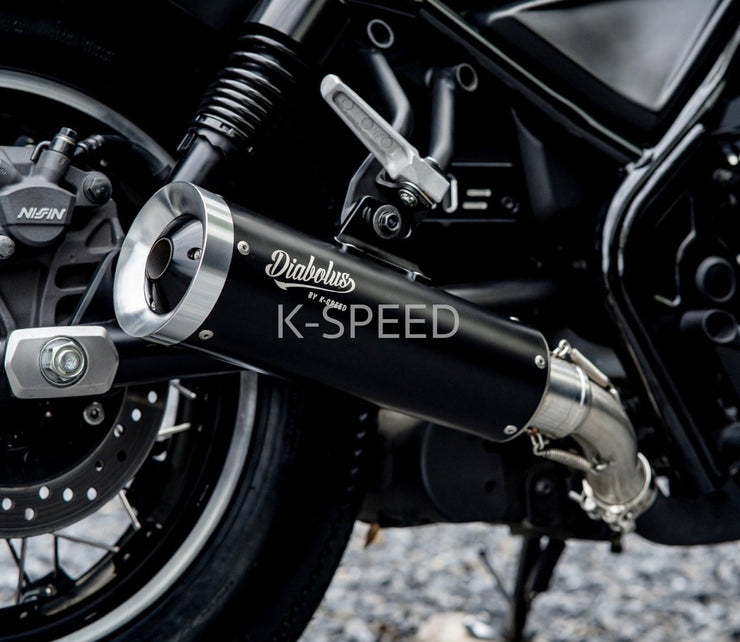 K-SPEED-RB0183 Slip-on-Auspuff für HONDA Rebel 250, 300 und 500 Diabolus