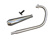 K-SPEED BC01 Chrome Full System Exhaust for Royal Enfield Classic 350 &amp; Bullet 350 Diabolus