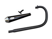 K-SPEED BC02 Black Full System Exhaust for Royal Enfield Classic 350 &amp; Bullet 350 Diabolus