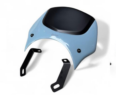 K-SPEED DX087J-GRAY BLUE Two-Tone Windshield for Honda Dax 125 Diabolus