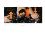 K-SPEED CL39J Seat super Low for Honda CL250 300 & 500 Diabolus