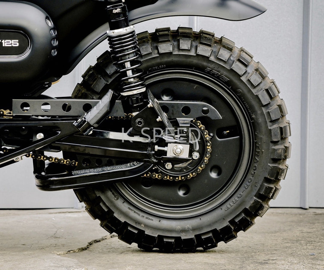 K-SPEED DX053 Swingarm Black Aluminum For HONDA Dax125 Diabolus