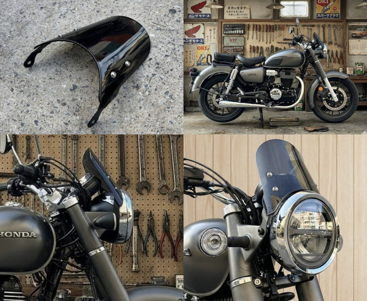 K-SPEED GB007 Windshield Light Brown Black for Honda GB350C
