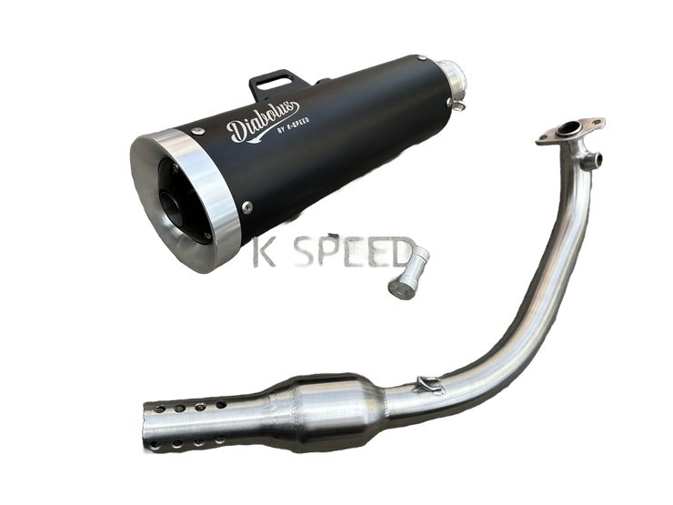 K-SPEED GN01 Komplettauspuffanlage für Honda Giorno+125 Diabolus