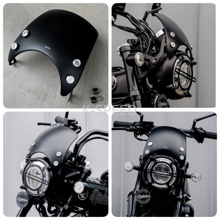 ☆JK05☆ モンキー125 Diabolus メーターバイザー KーSPEED K-SPEED Diabolus Honda Monkey125 メーターバイザー HM020 – K-SPEED