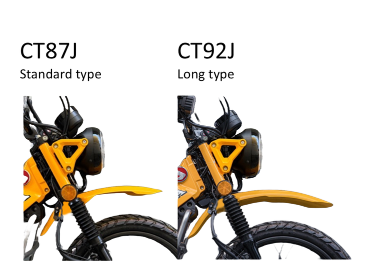 K-SPEED CT092J-Front fender long type CT125 (JA65, JA55) Diabolus K-SPEED CT092J-Front fender long type CT125 (JA65, JA55) Diabolus