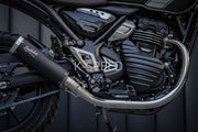 K-SPEED SX02 Komplettanlage Silber für Triumph Speed400 &amp; Scrambler 400 x Diabolus