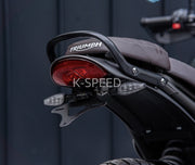 K-SPEED SX14 Tail Tidy with LED license plate light for Triumph Scrambler 400x & Speed400 Diabolus
