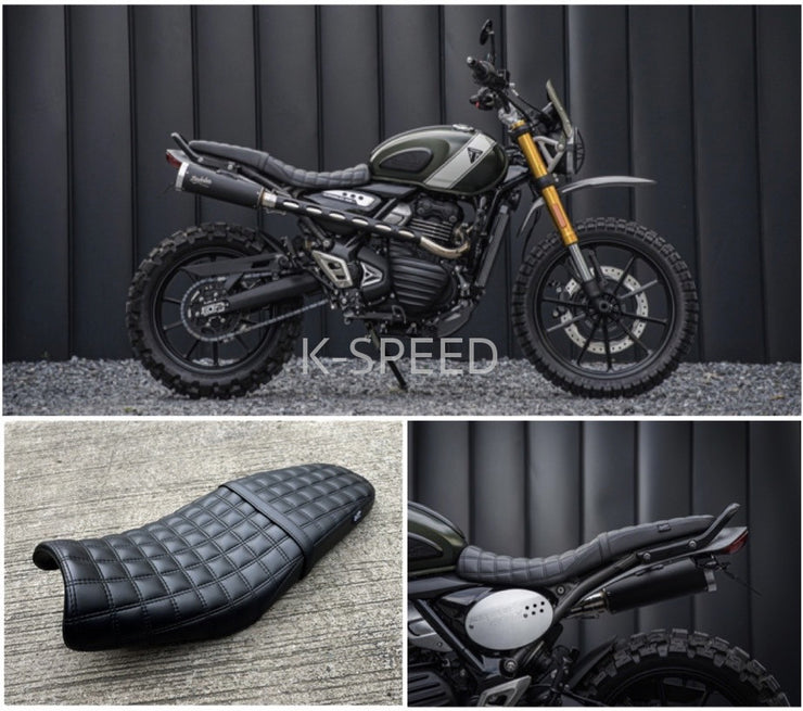 K-SPEED SX15 Seat (Square pattern) for Triumph Scrambler 400x Diabolus