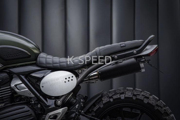 K-SPEED SX15 Seat (Square pattern) for Triumph Scrambler 400x Diabolus