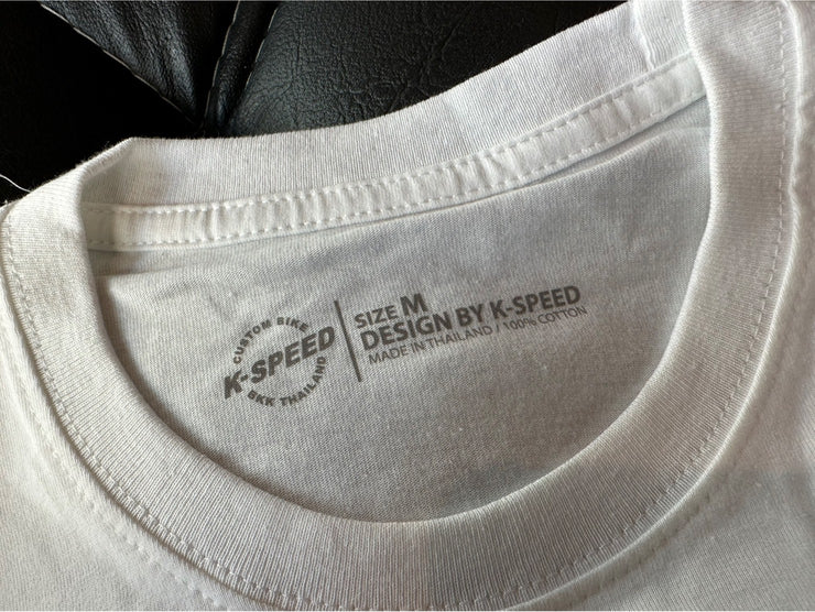 K-SPEED T-Shirt Weiß Diabolus