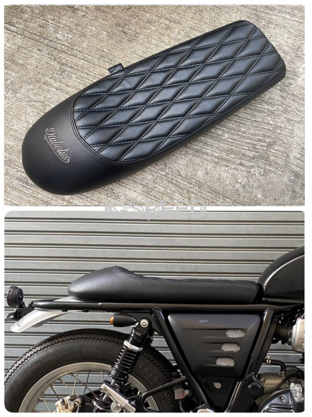 K-SPEED GT57 シート ROYAL ENFIELD GT650 & Interceptor650 Diabolus