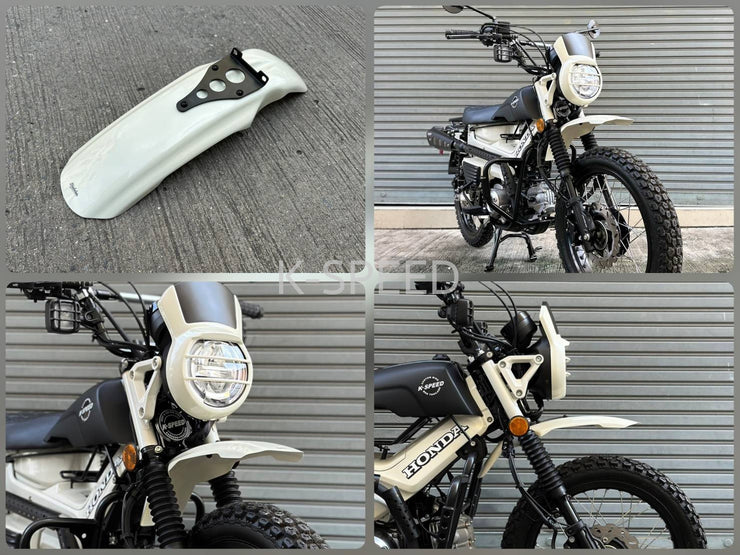 K-SPEED-CT96J-white フロントフェンダー CT125 (JA65, JA55) Diabolus