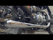K-SPEED BC01 Chrome Full System Exhaust for Royal Enfield Classic 350 &amp; Bullet 350 Diabolus