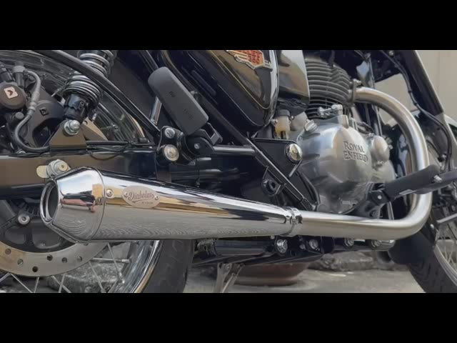 K-SPEED BC01 Chrome Full System Exhaust for Royal Enfield Classic 350 & Bullet 350 Diabolus