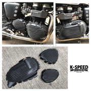 K-SPEED -1P044 Engine Cover For Triumph / Oil Cooler 2012-2015