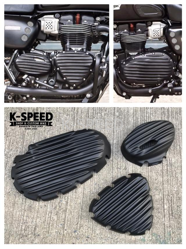 K-SPEED -1P046 Engine cover for Triumph New T100 & T120 (year 2016-2020)