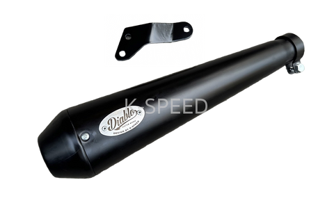 K-SPEED-HT00 Schalldämpfer Royal Enfield Hunter 350 Diabolus