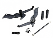 K-SPEED-GT18 Rear gear set + rear footrest CNC Black color for GT 650 & Interceptor 650 year 2019 -