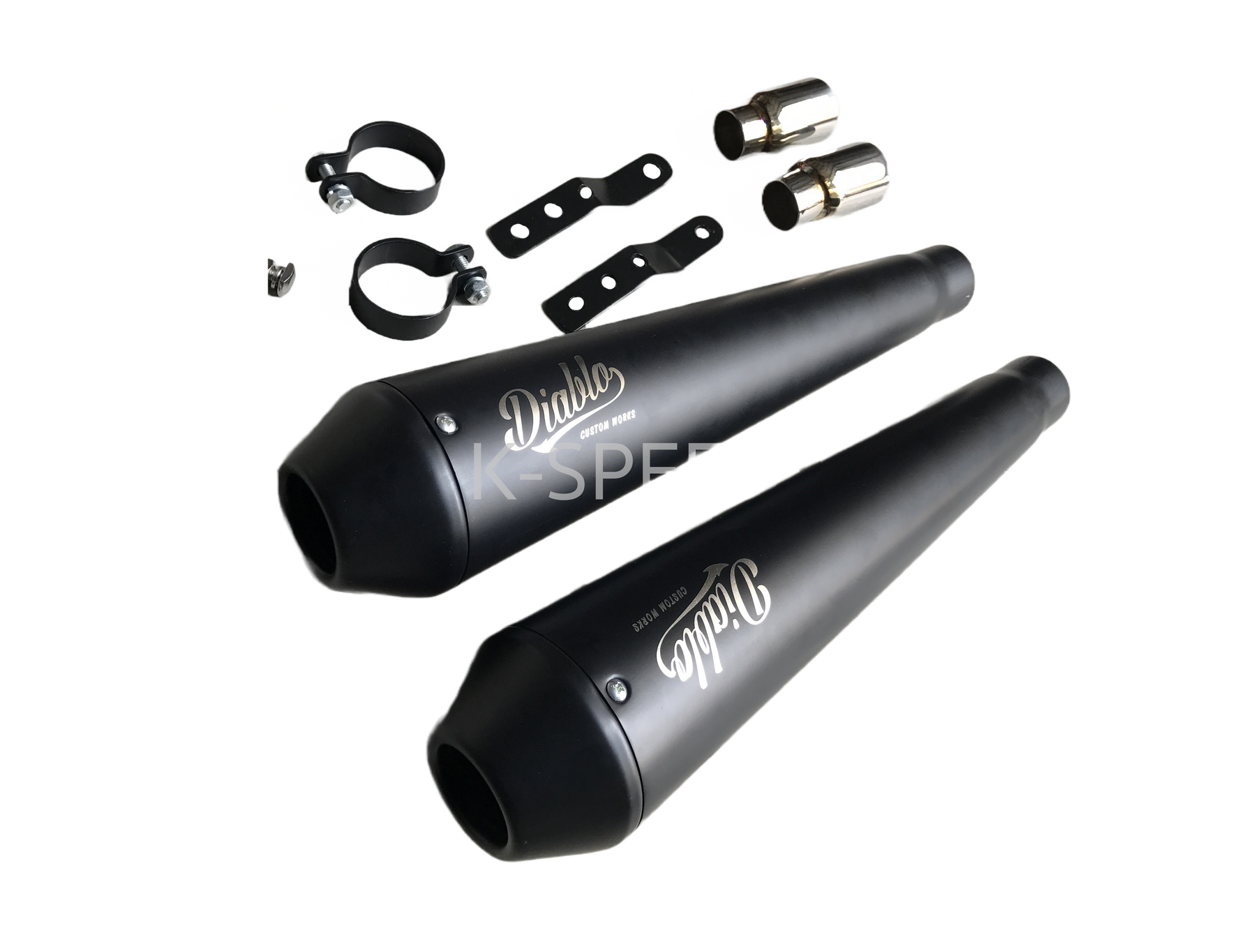 K SPEED 1P028 Exhaust Slip On For Triumph T100 Street Twin900 Brack k-speed-1p028-exhaust-slip-on-for-triumph-t100-street-twin900-brack