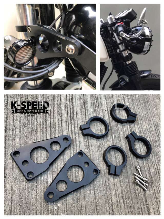 K-SPEED-GT04 CNC Headlight Mounting Bracket ROYAL ENFIELD GT 650 & Interceptor 650